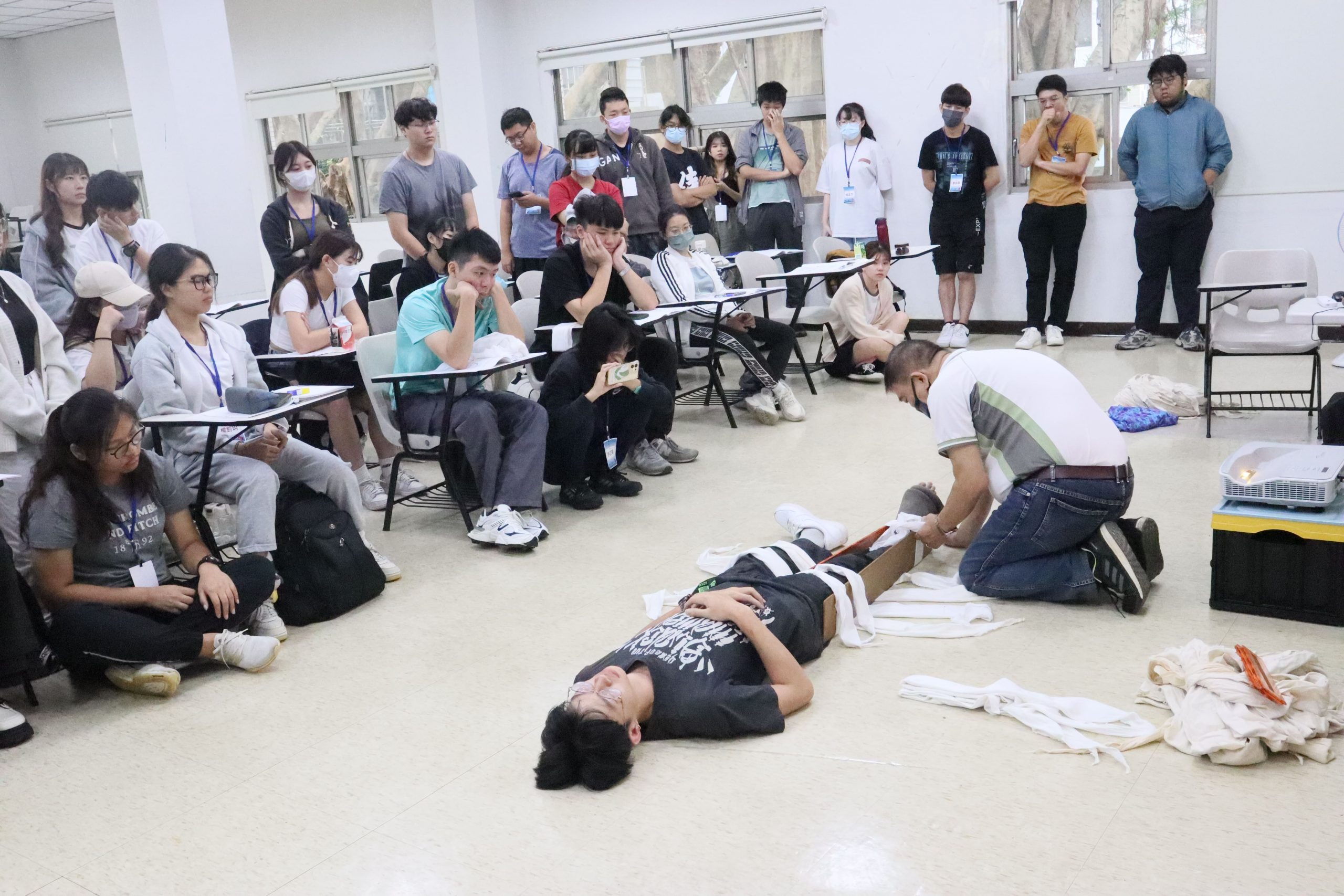 腳部傷患處理方法教練指導教學